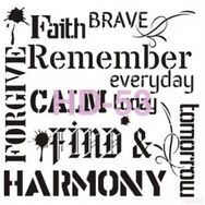 Cadence Home Decor HD-53 Stencil 45x45 cm Boyama Şablonu