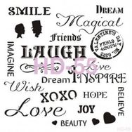 Cadence Home Decor HD-55 Stencil 45x45 cm Boyama Şablonu