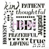 Cadence Home Decor HD-56 Stencil 45x45 cm Boyama Şablonu