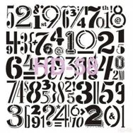 Cadence Home Decor HD-58 Stencil 45x45 cm Boyama Şablonu