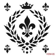 Cadence Home Decor HDM-05 Midi Stencil 25x25 cm Boyama Şablonu