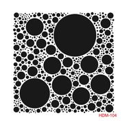 Cadence Home Decor HDM-104 Midi Stencil 25x25 cm Boyama Şablonu