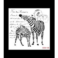 Cadence Home Decor HDM-108 Midi Stencil 25x25 cm Boyama Şablonu