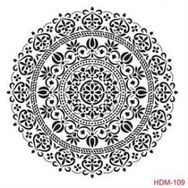 Cadence Home Decor HDM-109 Midi Stencil 25x25 cm Boyama Şablonu