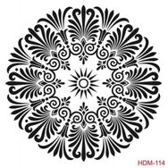 Cadence Home Decor HDM-114 Midi Stencil 25x25 cm Boyama Şablonu