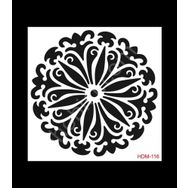 Cadence Home Decor HDM-116 Midi Stencil 25x25 cm Boyama Şablonu
