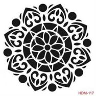 Cadence Home Decor HDM-117 Midi Stencil 25x25 cm Boyama Şablonu