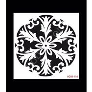 Cadence Home Decor HDM-118 Midi Stencil 25x25 cm Boyama Şablonu