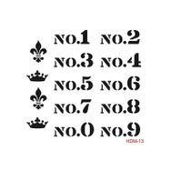 Cadence Home Decor HDM-13 Midi Stencil 25x25 cm Boyama Şablonu