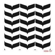 Cadence Home Decor HDM-137 Midi Stencil 25x25 cm Boyama Şablonu