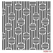 Cadence Home Decor HDM-141 Midi Stencil 25x25 cm Boyama Şablonu