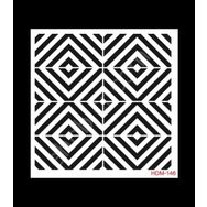Cadence Home Decor HDM-146 Midi Stencil 25x25 cm Boyama Şablonu