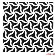 Cadence Home Decor HDM-147 Midi Stencil 25x25 cm Boyama Şablonu