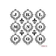 Cadence Home Decor HDM-15 Midi Stencil 25x25 cm Boyama Şablonu