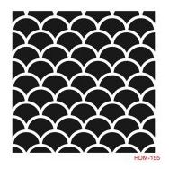 Cadence Home Decor HDM-155 Midi Stencil 25x25 cm Boyama Şablonu