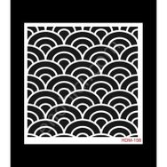 Cadence Home Decor HDM-156 Midi Stencil 25x25 cm Boyama Şablonu