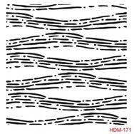 Cadence Home Decor HDM-171 Midi Stencil 25x25 cm Boyama Şablonu