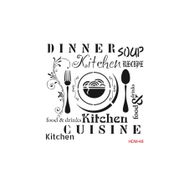 Cadence Home Decor HDM-48 Midi Stencil 25x25 cm Boyama Şablonu