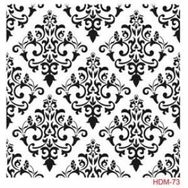Cadence Home Decor HDM-73 Midi Stencil 25x25 cm Boyama Şablonu