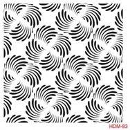 Cadence Home Decor HDM-83 Midi Stencil 25x25 cm Boyama Şablonu