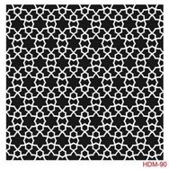 Cadence Home Decor HDM-90 Midi Stencil 25x25 cm Boyama Şablonu