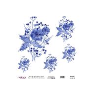 Cadence K-022 30x30 Dünya'nın Mavi Tonları Pirinç Dekopaj