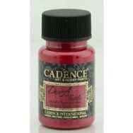 Cadence Kırmızı Dora Metalik 50ml Kumaş Boyası