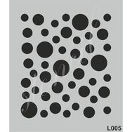 Cadence L003 21x25 cm Siyah Stencil Boyama Şablonu
