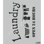 Cadence L029 21x25 cm Siyah Stencil Boyama Şablonu