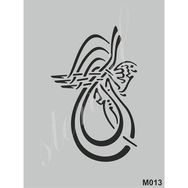 Cadence M013 15x20 cm Siyah Stencil Boyama Şablonu