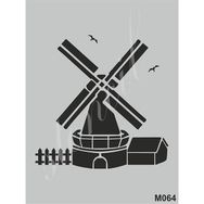 Cadence M064 15x20 cm Siyah Stencil Boyama Şablonu