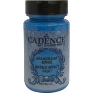 Cadence Marble Efect 90 ml 185 Koyu Mavi Metalik Mermerleme Boyası