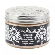 Cadence MF-02 Şampanya Metalik Esnek Rölyef Pasta