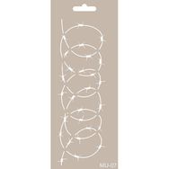 Cadence MU07 10x25 cm Mix Media Stencil Şablon