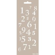 Cadence MU58 10x25 cm Mix Media Stencil Şablon