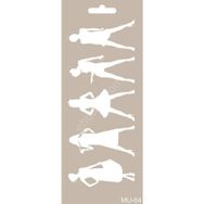 Cadence MU64 10x25 cm Mix Media Stencil Şablon