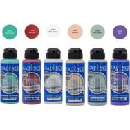 Cadence Simli 6x120 ml Akrilik Boya
