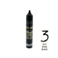 Cadence Siyah 3D Boyutlu 25ml Boncuk Boya
