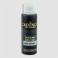 Cadence Siyah Su Bazlı 70 ml Ahşap Akrilik Boya