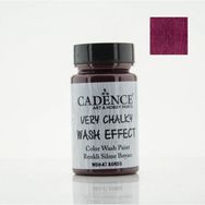 Cadence Very Chalky Wash Efekt Boya 90ml Bordo