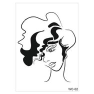 Cadence WC02 21x29 cm Kadın Silüet Stencil