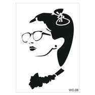 Cadence WC06 21x29 cm Kadın Silüet Stencil