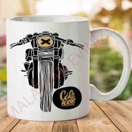 Cafe Racer Draft Baskılı Kupa