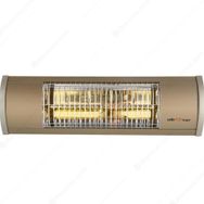 Cafesun Bright 2000W Yatay Dış Mekan Infrared Isıtıcı İnox