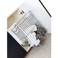 Çağdaş RCS06 28x49 cm Banyo Raylı Kısa Çamaşır Sepeti