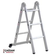 Çağsan 2x3 Basamaklı Katlanır Alüminyum Merdiven