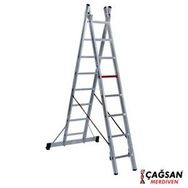 Çağsan 2x8 Basamaklı İki Parçalı Çok Amaçlı Alüminyum Merdiven