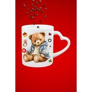 Caisya Sevimli Ayıcık Teddy Bear Baskılı Kupa