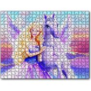 Caka Tablo Barbie ve Pegasus'un Büyüsü Görseli 120 Parça Puzzle