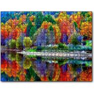 Caka Tablo Cakapuzzle 21 Eylül Sonbahar Göl Görseli 500 Parça Puzzle